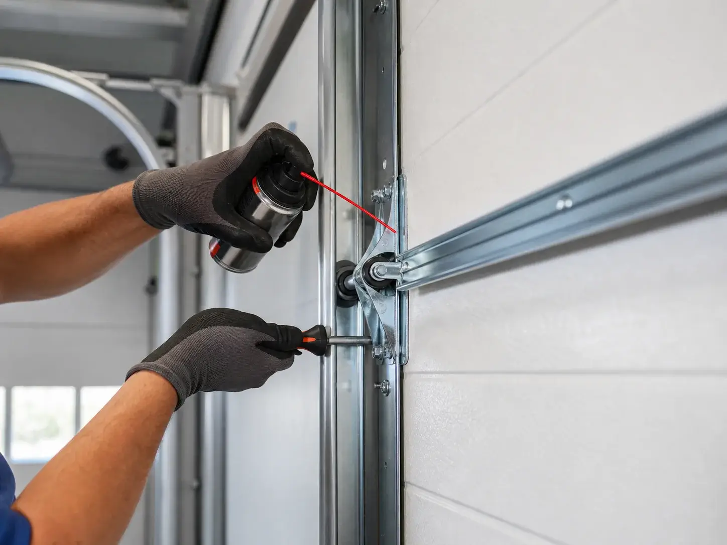Garage door maintenance service