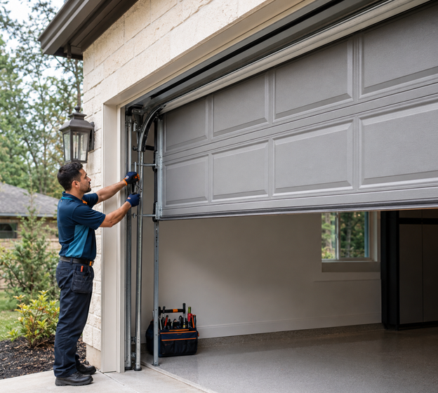 Residential and commercial garage door services in The Woodlands